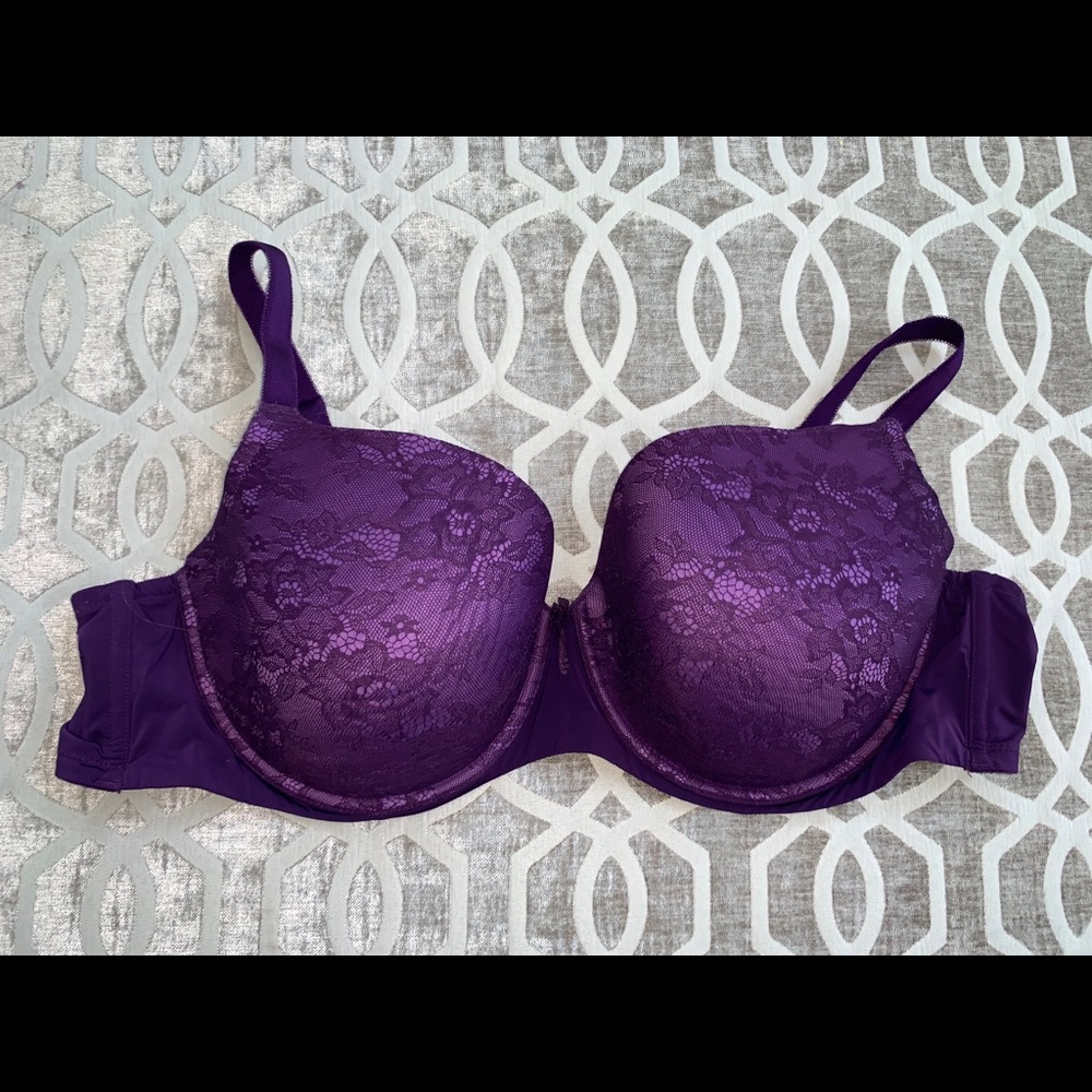 Sexy purple bra plus size